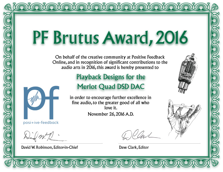 PF Brutus Award 2016 - Merlot